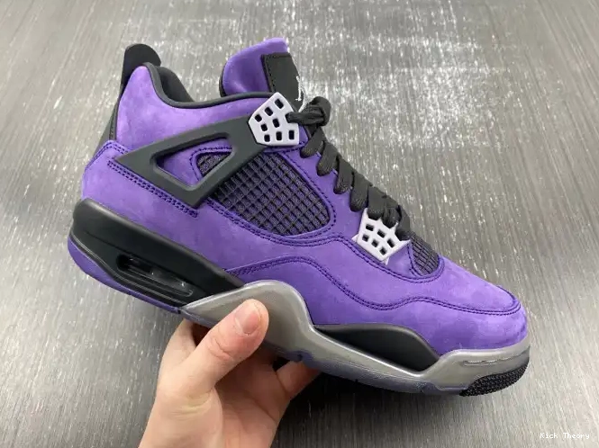 Kick Theory Purple Scott Air Travis 4 Jordan Suede x 0604